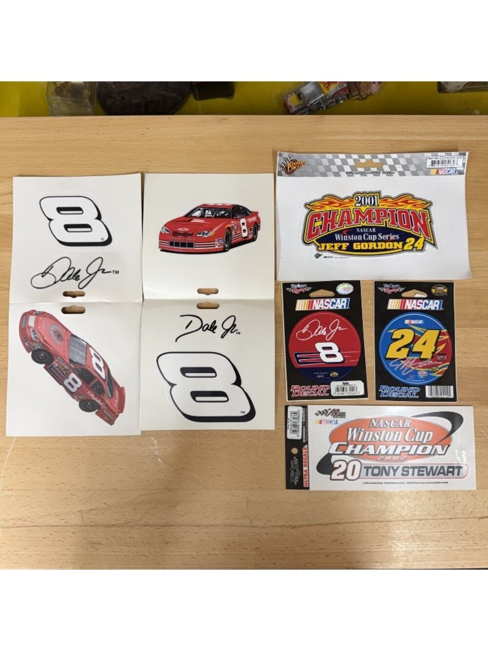 LOT WinCraft Nascar Winston Cup Champions Sticker Multi-Color Vinyl New Vintage